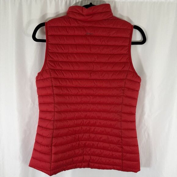 Joules Puffer Vest Women's 4 Red Full Zip Zip Pockets Right as Rain Collection - Picture 9 of 12